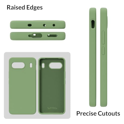 Image of SPRIG Compatible with OnePlus Nord 4 Premium SilkTone Back Cover Drop Tested Shock Proof Mobile Case for Men, Women, Boys and Girls with Camera Protection (Mint Green)
