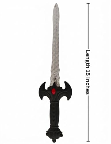 Image of BookMyCostume Toy Weapon Shield & Warrior Accessory Collection - Prop Toy Swords, Axes, Tridents, Shields & Battle Gear for Halloween, Role-Play, School Annual Day & Gifts | For Props & Themed Events