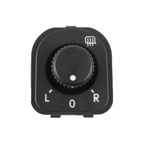 Interrupteur commande rétroviseur en finition noire robuste pour habitacle Tiguan - 4