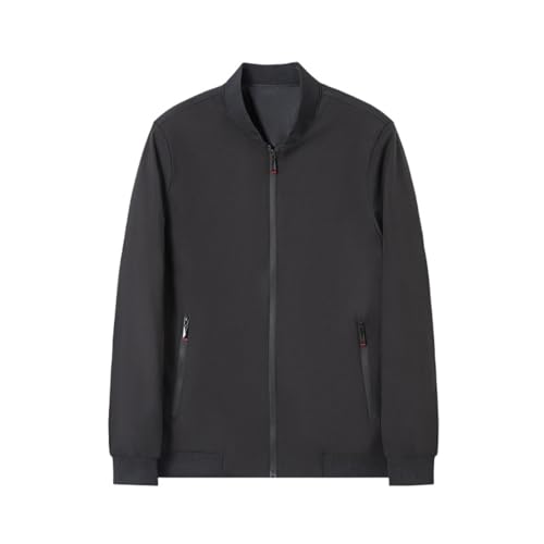 Chaqueta casual de cuello alto de hombre para vestir elegante en tus planes de otoño