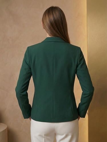 Image of ROCKSY Black Smart Casual Formal Blazer for Women, Regular Fit Stylish Blazer for Women