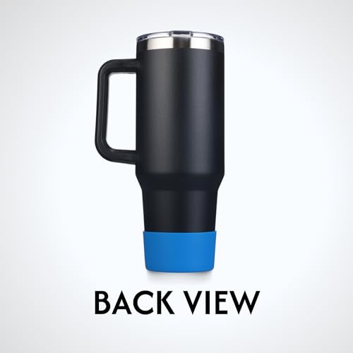 Image of The Memory Company NFL 40oz Game Day Tumbler - Premium Stainless Steel Double-Wall Vacuum Insulated Travel Cup with Removable Silicone Base , Laser Engraved Team Logo, Hot & Cold Drinks