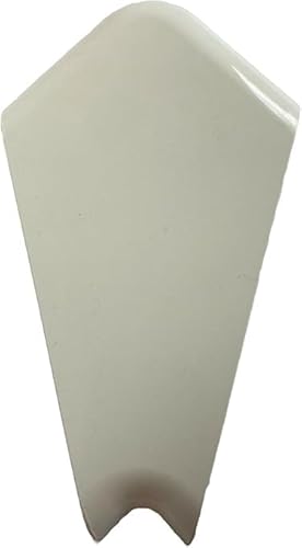 White RV Slide Out Corner Trim Piece – Exterior Plastic Cap, UV Resistant & Paintable, 7
