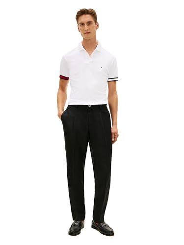 Image of Tommy Hilfiger Mens Short Sleeve Casual Polo Shirts in Regular Fit with Liquid Cotton