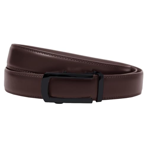 Image of WildHorn Men's Genuine Leather Belt for Men| Premium Auto-Lock Buckle | Adjustable up to 48 inch | Formal & Casual Wear | Micro-Adjust Fit | Stylish Gift Box Included