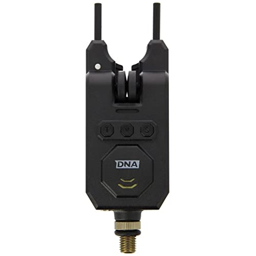 DNA Leisure Fishing Bite Alarm Set 3pc With Wireless Receiver Tone Volume & Sensitive Carp, Black - Image 3