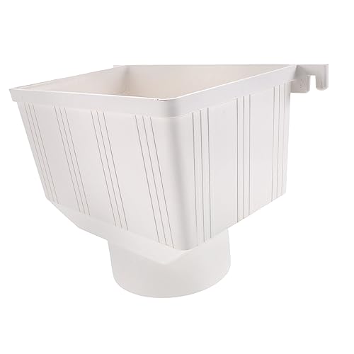 OSALADI Downspout Gouttière Baril Gouttière Diverter PVC Tuyau de descente Entonnoir pour gouttière Récupération d'eau et raccord de tonneau de pluie 27 x 15 x 19,5 cm