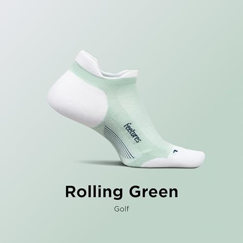 Image of Feetures Elite Golf Max Cushion Tab Ankle Socks - Sport Sock with Targeted Compression