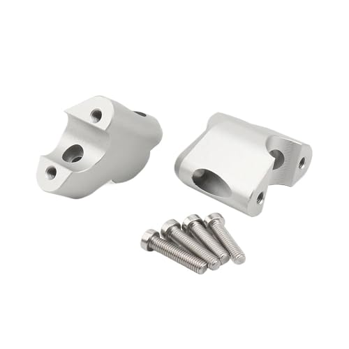 Guidon riser pour Multistrada V4 finition argent anodisé premium
