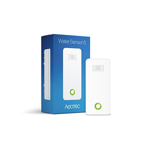 Aeotec Water Sensor 6 Zwave Water Sensor Z-Wave Plus Enabled Home Security Zwave Leak Sensor Smart Zwave Temperature Freeze Flood Sensor (Water Sensor 6)