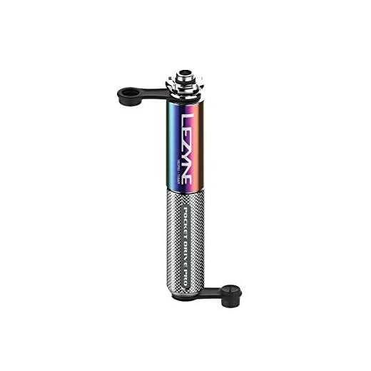 Lezyne Pocket Drive Pro Handpumpe, Neo Metallic/Silver, 140 mm