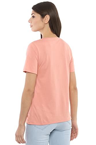 Image of Van Heusen Women's Solid Regular Fit T-Shirt