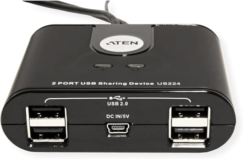 Aten 2-Port Usb 2.0 Peripheral Switch, US224-AT - 3