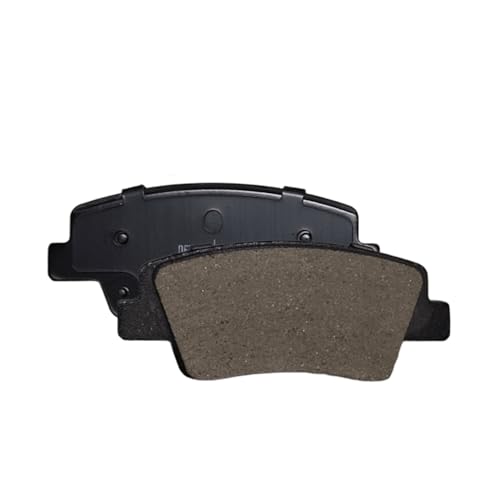 Image of Detroit Axle - Rear Brake Pads for Genesis G80 GV60 GV70 Hyundai Ioniq 5 Ioniq 6 EV6, Ceramic Brake Pads with Hardware Replacement