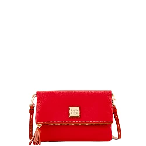 Image of Dooney & Bourke Women's Foldover Zip Crossbody, Small Handbag with Strap