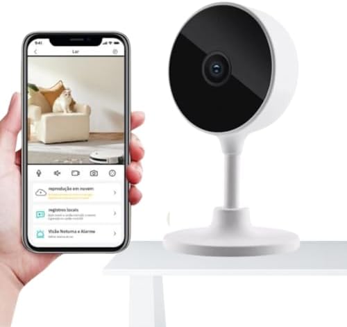 COIBEU, Câmera de Segurança Wifi Inteligente FullHD Detecção de M...