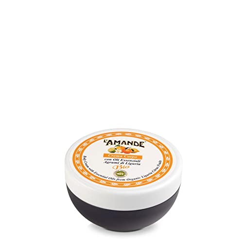 L'AMANDE Körpercreme Mit Hyaluron & Vitamin E – Feuchtigkeitsspendend, Antioxidativ, 300 Ml, Duft Mimose-Rose-Vanille