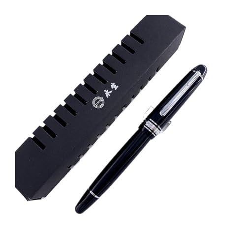 Stylo-plume anti rature à piston résine acrylique pour écriture fluide