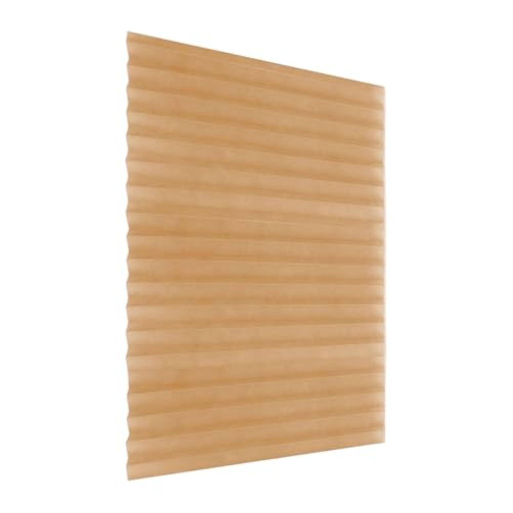 Blackout Window Pleated Shades, Breathable Brown