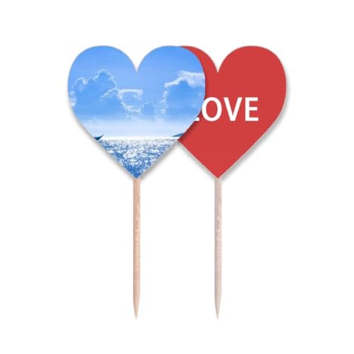 Topper de gâteau Ocean Water Sea Boat pour anniversaire enfant thème marin