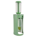 SUPYINI Fruit Squeeze Station Baby Food Squeeze Station Effortlessly Squeeze Puree 10pcs 118ml Pouches Homemade Baby Food Plastic Fruit Puree Baby Food Pouch Filling Maker (Green)
