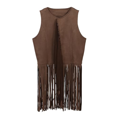Tenue cowgirl à franges et gilet enfant pour cadeau de Noël