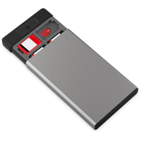 HEIYING Switch Game Case with 40 Precise Slots for Switch 2 / Micro SD Card