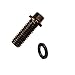 SeaEagles Stud Hardware 16Pices 100-1110 1001110 Header Bolts, Chrome Moly Steel, Black Oxide Finish