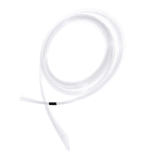 DOITOOL 100pcs 0.75mm Led Fiber Optic Lights 2m Long High Transparency Decorative Fiber Optic Lights for