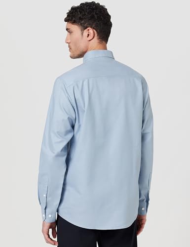 Image of Allen Solly Men's Cotton Buttoned Down Shirt | Classic Fit, Soft Breathable Fabric, Smart Casual & Office Wear