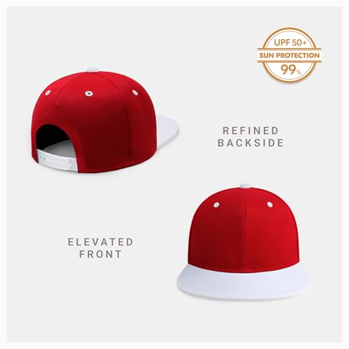 Image of ChoKoLids Flat Visor Snapback Hat Blank Cap Baseball Cap