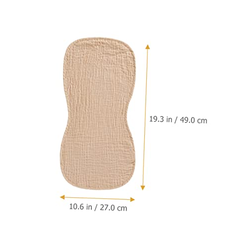 4Pcs Burp Cloths Pure Cotton Newborn Burping Rags Super Absorbent Washcloths Soft Gentle for Delicate Skin Essential Supply3