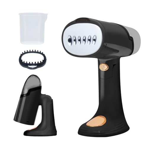 1500W Black Handheld Garment Steamer for Travel