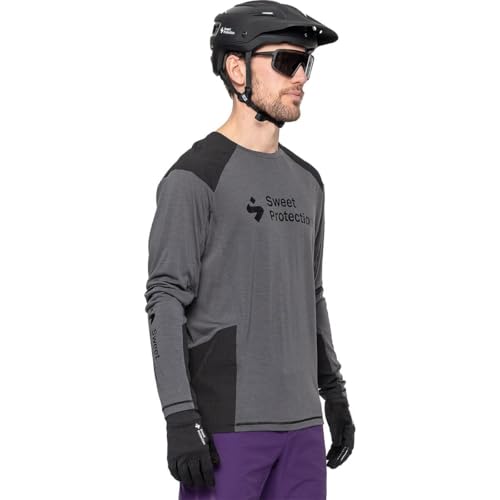 Sweet Protection Hunter Merino Fusion Jersey - Men's Stone Gray, L
