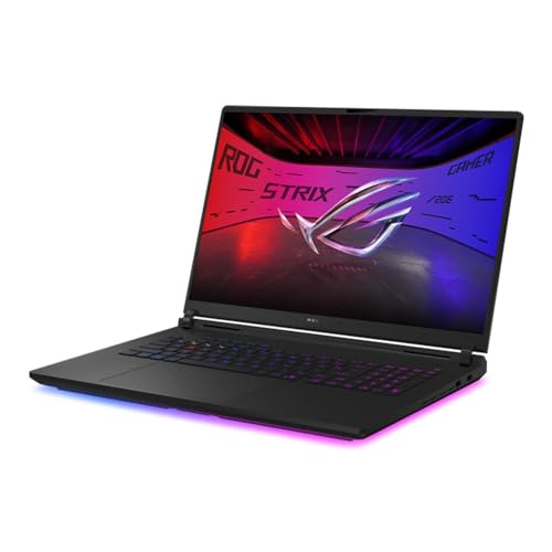Image of ASUS ROG Strix Scar 18 Gaming Laptop | Intel Core Ultra 9 275HX | NVIDIA GeForce RTX 5090 | 64GB DDR5 2TB SSD Windows 11 Pro Off Black Bundle with Targus HD3 Gaming Chill Mat