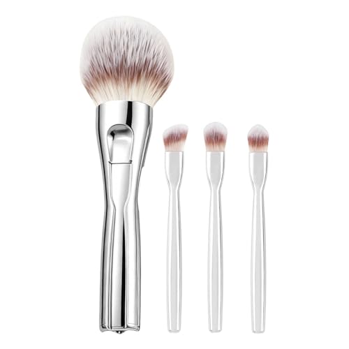 Brochas de maquillaje para mujer, kit de aplicadores magnéticos 4 en 1 de cosméticos, brochas de belleza, para el hogar, salón, estudio, viajes, boda, preparación, sesión de fotos, citas,