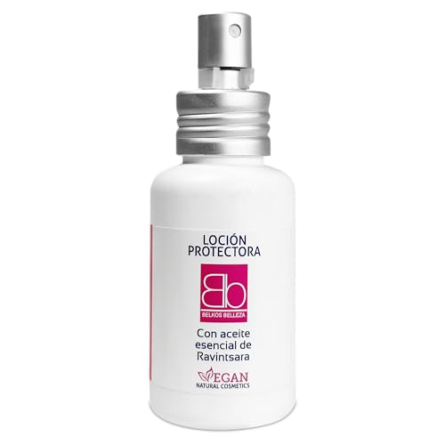 Loción Hidroalcohólica con Aceite Esencial de Ravintsara - 60 ml - Spray Gel Hidroalcohólico con Aceites Esenciales