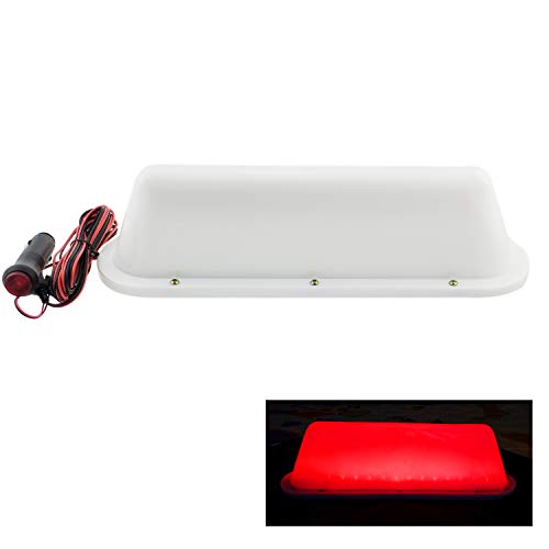 Luz magnética de techo para coche y taxi con cinta LED roja de 12V