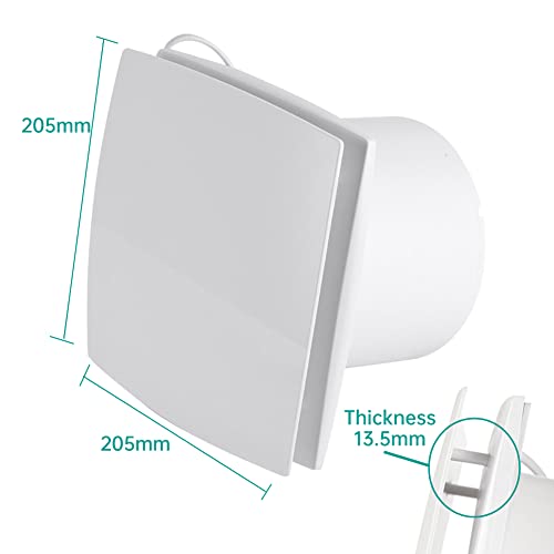 Ceiling Exhaust Fan, Super Silent Bathroom Fan Ventilation Fan, Window and Wall Mount Fan for Bathroom, Kitchen, Air Vent Ventilation, 220V