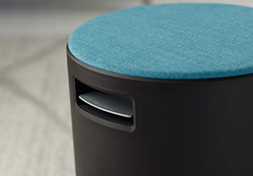 Image of Turnstone by Steelcase Maya Blue Fabric Chair, Black