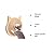 HC Cat Shape Scratching Pads for Cats Kittens, Wall Sisal Cat Scratcher Scratch Board with Strong Sucker, Wooden Cat Toy Furniture (M)