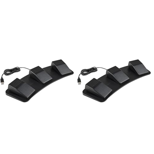 Una chiave durante il gioco Deechate 2X USB Triple Foot Switcher Controller Chiave Personalizzata Tastiera Gaming Pedale D\'Azione Multimediale per Computer