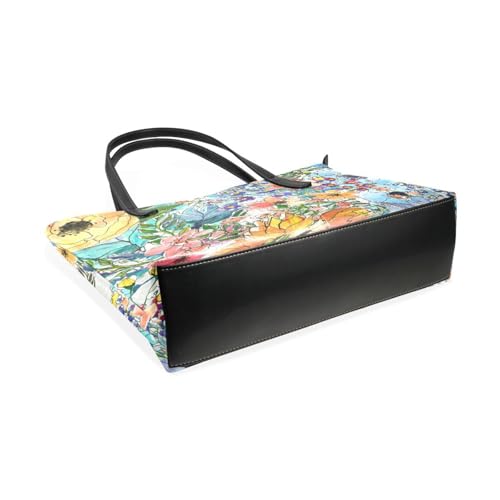 Image of Top Handle Bag for Women Vegan Leather Lady Purse Shoulder Bag