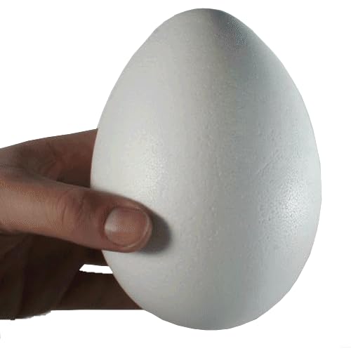 Œufs en mousse de polystyrène de 12cm pour fabriquer des décorations de Pâques personnalisées