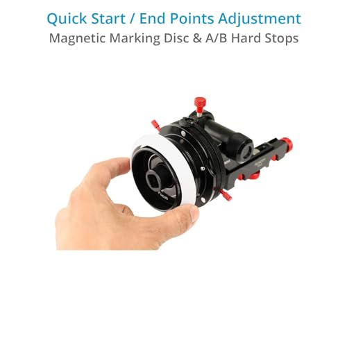 image for FILMCITY HS-2 Follow Focus with Hard Stops for Camera & Shoulder Rigs.
