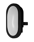 Osram Hublot LED 6W, 4000K, 420 lm, IP54, IK06, antichoc, noire, boîtier en polycarbonate...