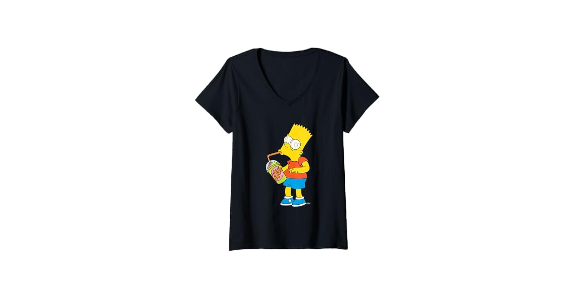 Amazon.com: Womens The Simpsons Bart Simpson Squishee Brain