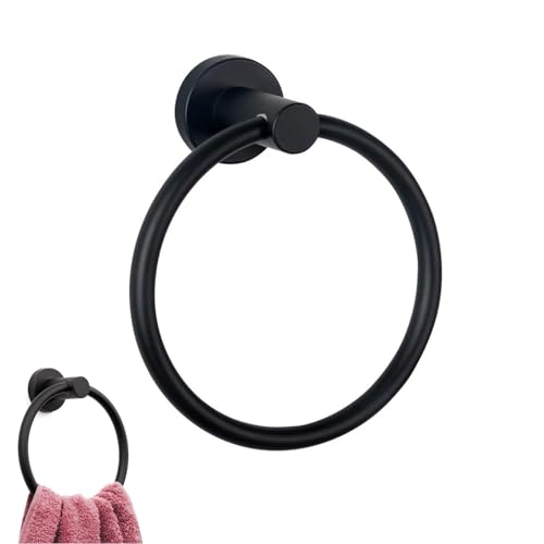 El Mejor Listado de Toalleros al mejor precio. 42 JASUVII Accesorios de baño Toalleros de Baño de 304 Acero Inoxidable Anillo para Toallas de Mano Soporte para Toallas para Baño y Cocina, Soporte de Toalla para Pared de Baño,...