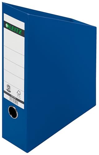 Leitz Stehsammler 80 mm Rückenbreite, A4, Hartpappe, Faltbar, Blau, 24230035