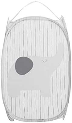 FEER Foldable Clothes Storage Baskets Dirty Laundry Basket Mesh Wash Clothes Infant Toys Storage Home Organizer